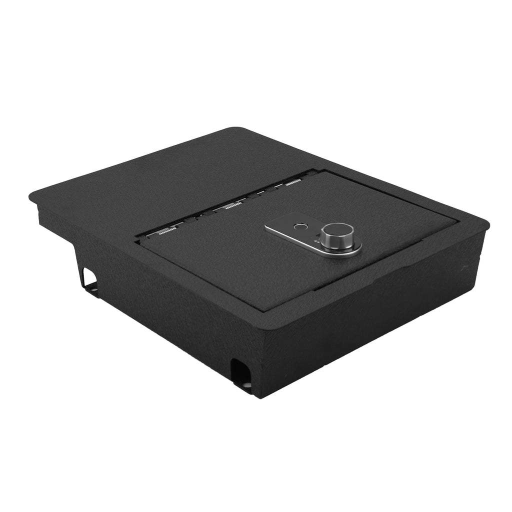 Dodge Ram 1500/2500/3500 Underseat Console Safe (Fingerprint Lock with Key) : 2006-2019