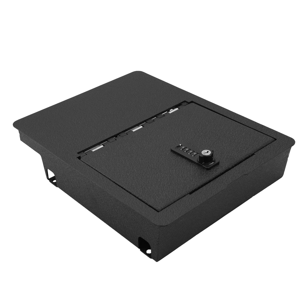 Dodge Ram 1500/2500/3500 Underseat Console Safe (4-Digit Combo Lock with Key) : 2006-2019