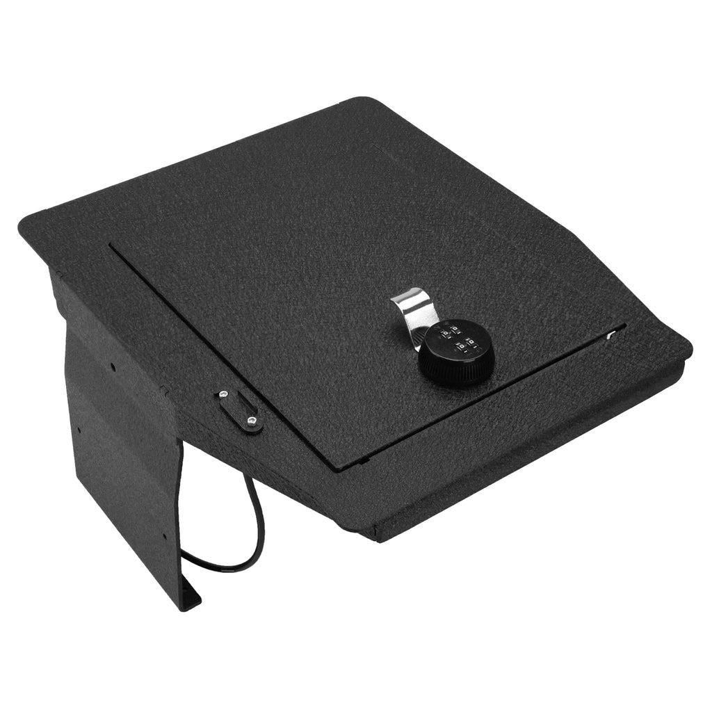 Pro Ford F150 and Ford F-250/350/450 Super Duty and Ford Expedition Center Console Safe (4-Digit Combo Lock) : 2015-2024