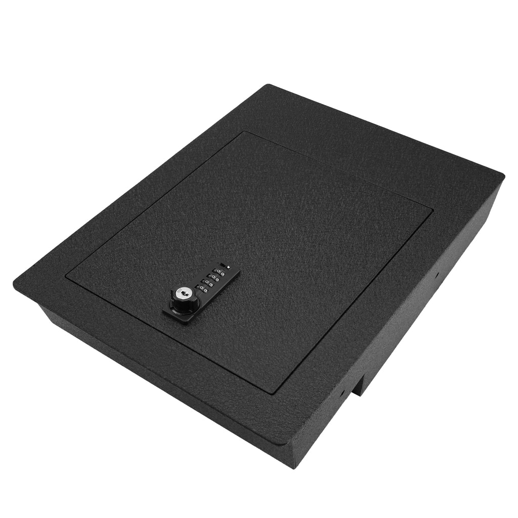 Pro Chevy Silverado 1500/2500/3500 and GMC Sierra 1500/2500/3500 Under Bench Seat Safe (4-Digit Combo Lock with Key) : 2014-2019