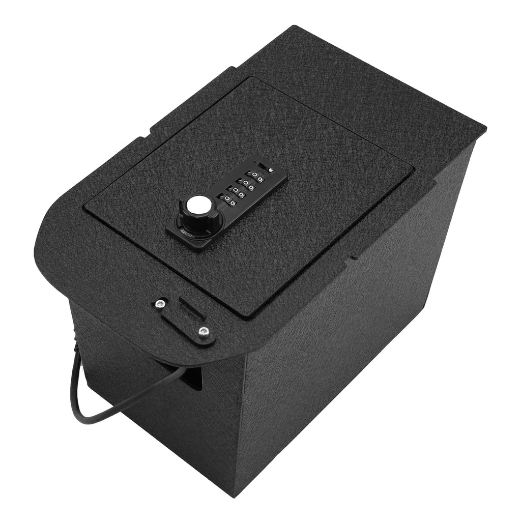 Pro Toyota RAV4 Center Console Safe (4-Digit Combo Lock with Key) : 2019-2025