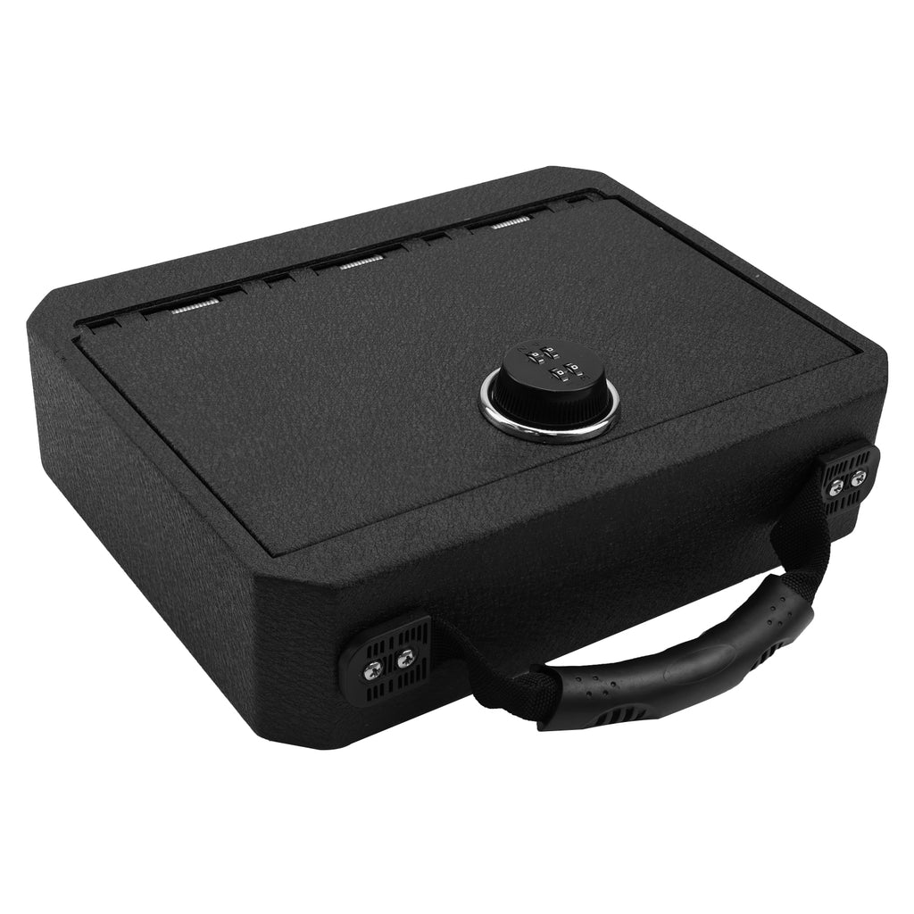 WASAI Under Seat Gun Safe - Rugged 12-Gauge Keyless Vehicle Vault