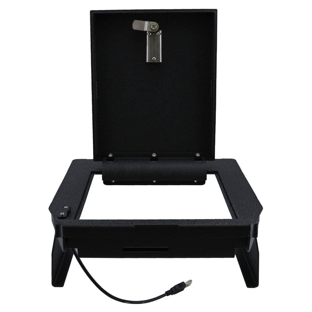 Pro Ford F-150/ F-150 Lightning Center Console Safe (4-Digit Combo Lock with Key) : 2021-2024