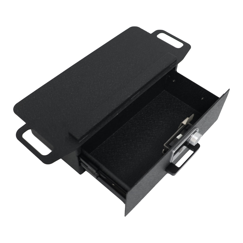 Tesla Cybertruck Underseat Console Safe (Fingerprint Lock with Key) : 2024+