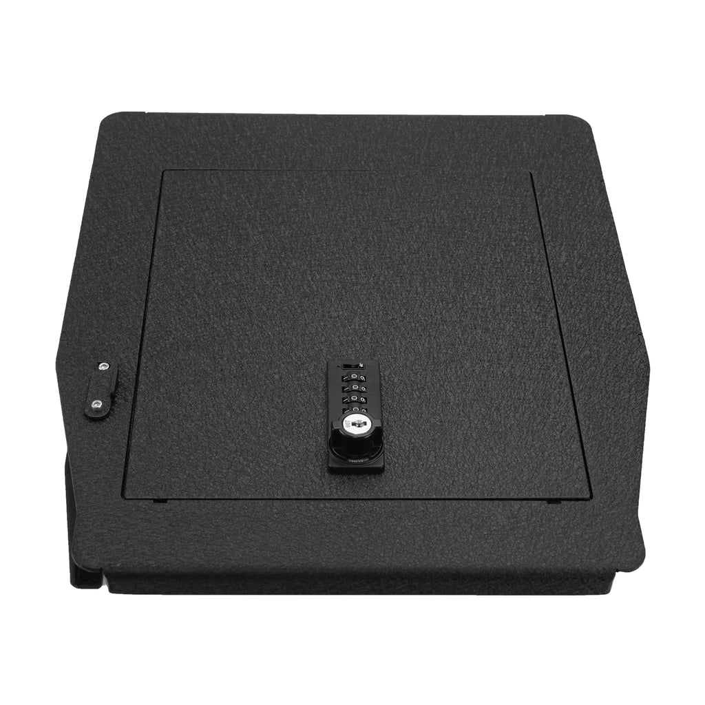 Pro Ford F150 and Ford F-250/350/450 Super Duty and Ford Expedition Center Console Safe (4-Digit Combo Lock with Key) : 2015-2024