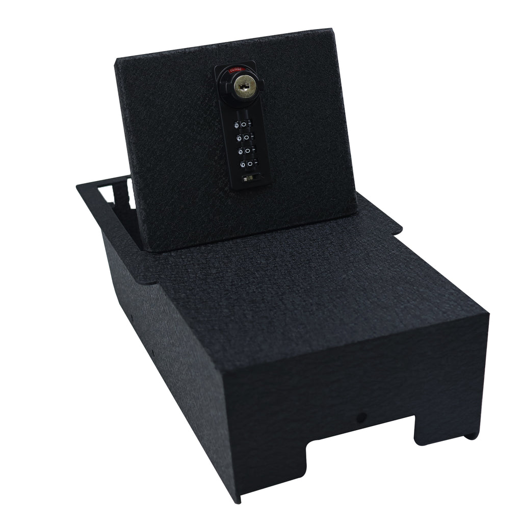 Tesla Model Y 2021-2024, Model 3 2021-2023 Center Console Safe (4-Digit Combo Lock with Key)