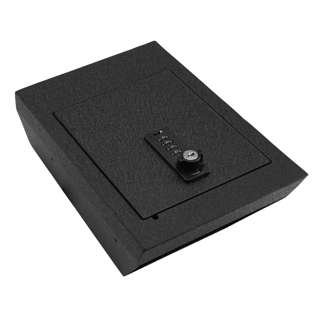 Pro Tesla Model S and Model X Center Console Safe (4-Digit Combo Lock with Key) : 2021-2025