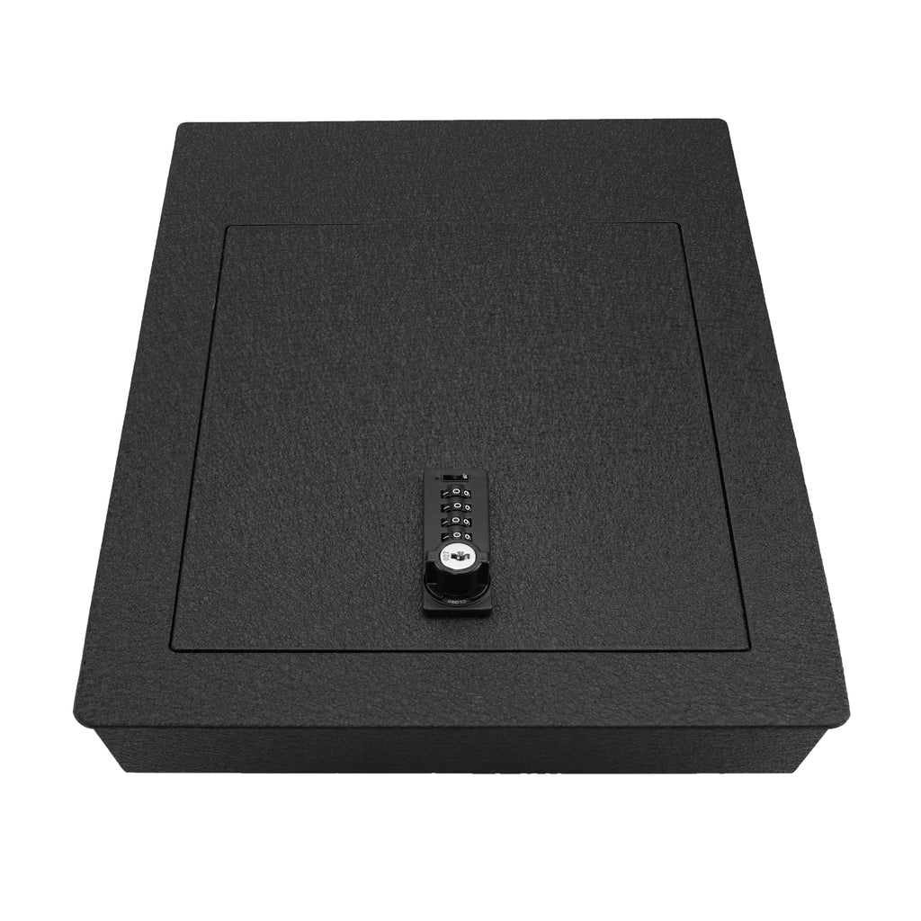 Pro Chevy Silverado 1500/2500/3500 and GMC Sierra 1500/2500/3500 Under Bench Seat Safe (4-Digit Combo Lock with Key) : 2014-2019