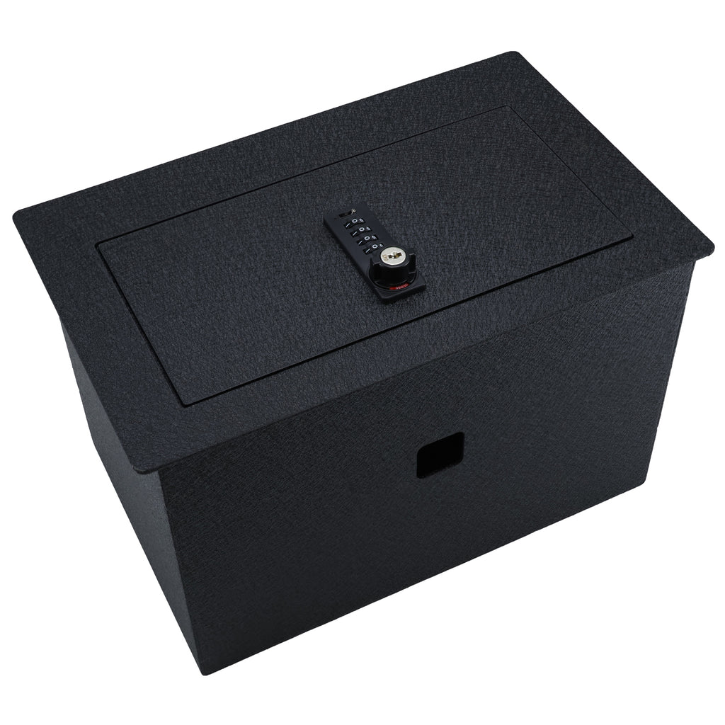 Pro Chevy Suburban Chevy Tahoe/Silverado and GMC Yukon/Yukon XL/Sierra 1500/2500/3500 Center Console Safe (4-Digit Combo Lock with Key) : 2014-2020