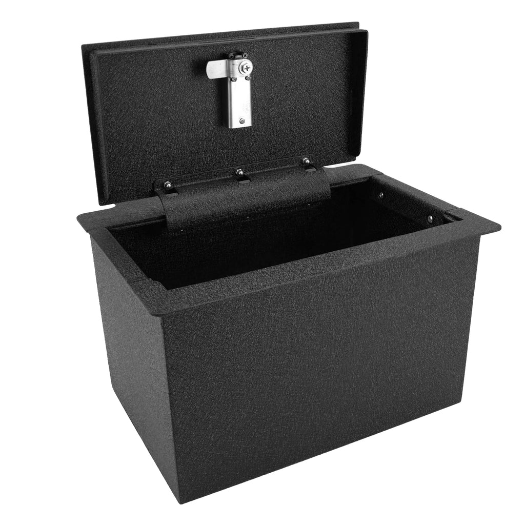 Pro Chevy Silverado 1500/2500/3500 and GMC Sierra 1500/2500/3500 Center Console Safe (4-Digit Combo Lock with Key) : 2019-2022