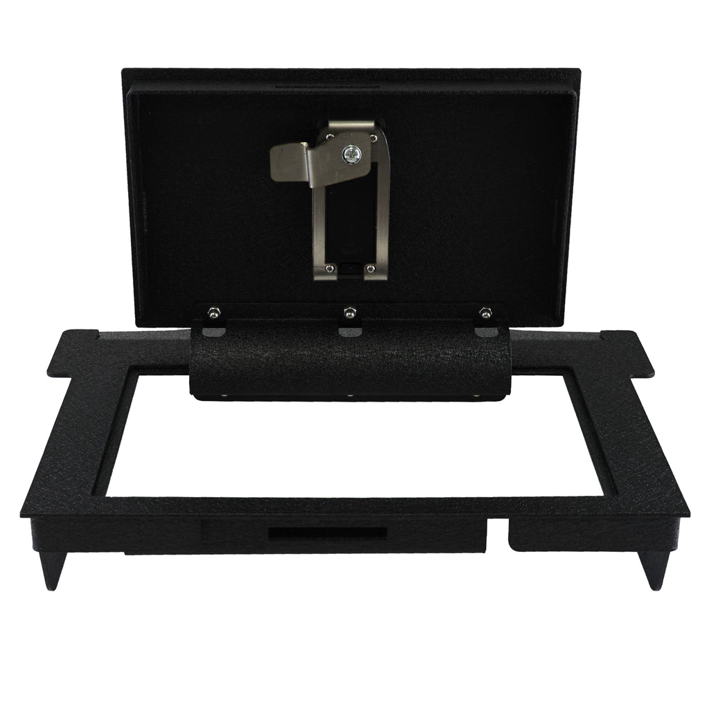 Pro Center Console Safe Gun Safe for 2021-2024 RAM TRX, 2022-2025 RAM Rebel, 2025 Dodge Ram RHO ,Fingerprint Lock with Key