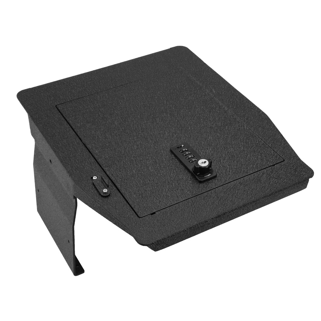 Pro Ford F150 and Ford F-250/350/450 Super Duty and Ford Expedition Center Console Safe (4-Digit Combo Lock with Key) : 2015-2024