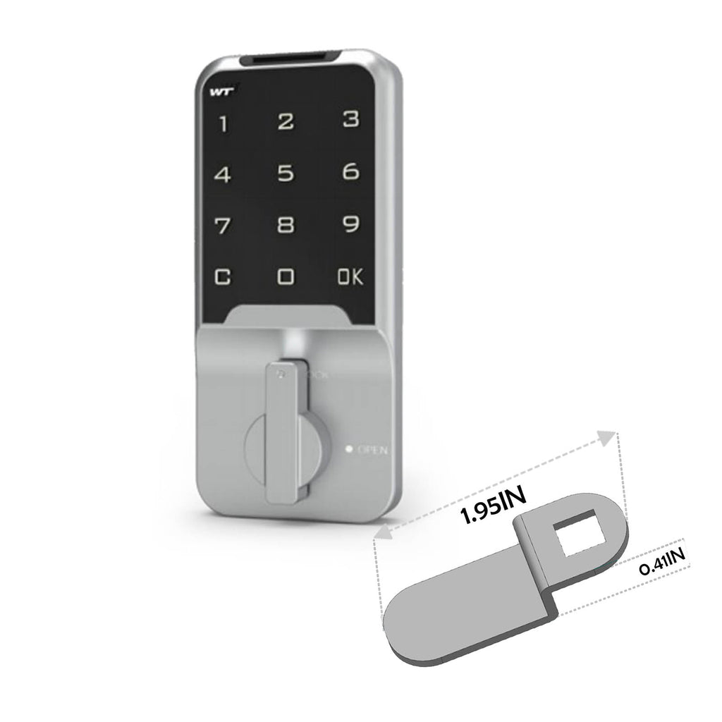 Number Lock Key Display Electronic Number Lock,Bended Latch Length 1.95 Inches – Wasai