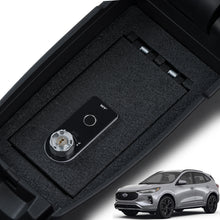 Load image into Gallery viewer, Ford Escape Center Console Safe (Fingerprint Lock with Key) : 2020-2025