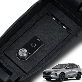 Ford Escape Center Console Safe (Fingerprint Lock with Key) : 2020-2025