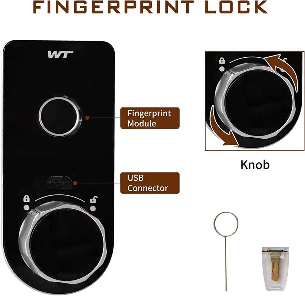 Instructions for 2019-2023 Dodge Ram 1500 Ram 2500 Ram 3500 console gun safe biometric fingerprint lock