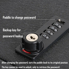 Load image into Gallery viewer, Instructions for 2021-2024 GMC Yukon GMC Yukon Denali and GMC Yukon XL console gun Safe 4 digit combo lock with backup key