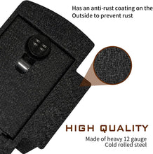 Load image into Gallery viewer, Materials for the console 4-digit combo lock gun safe for the 2005-2015 Toyota Tacoma