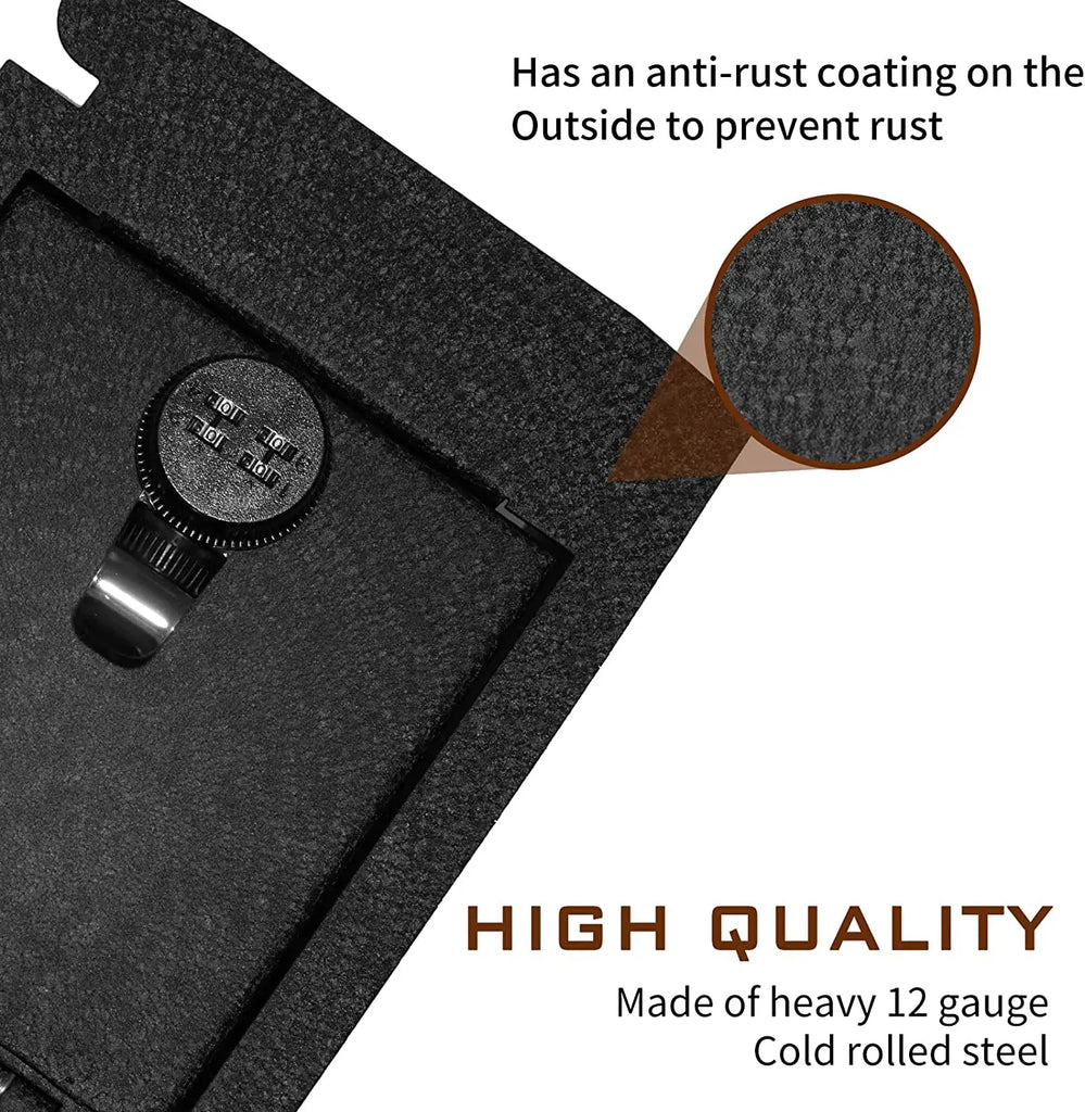 Materials for the console 4-digit combo lock gun safe for the 2010-2022 Toyota 4Runner
