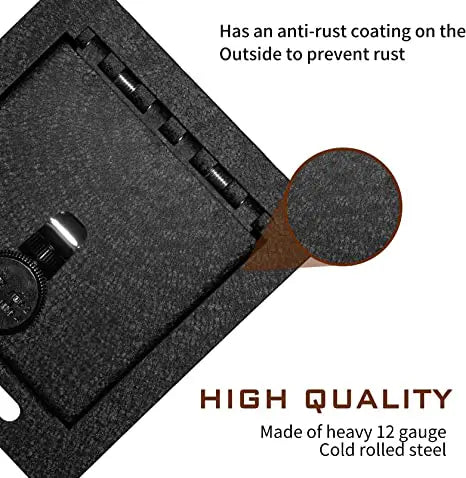 Materials for the console 4-digit combo lock gun safe for the 2016-2024 Toyota Tacoma