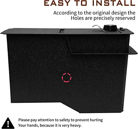 The installation of the 2017-2022 Honda CR-V Center console 4-digit combo lock gun safe is very simple