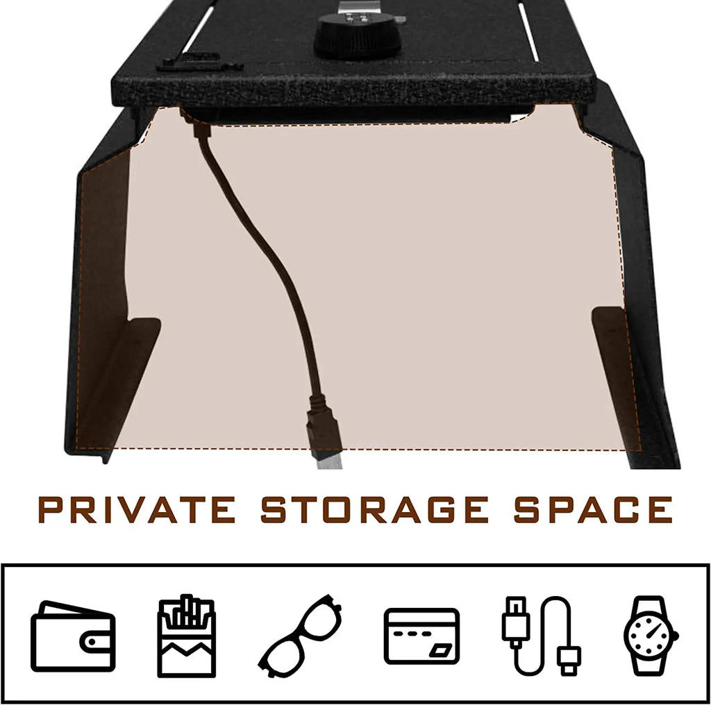 The use value of the 2012-2014 Ford F150 Ford Raptor Ford Platinum console 4-digit combo lock gun safe