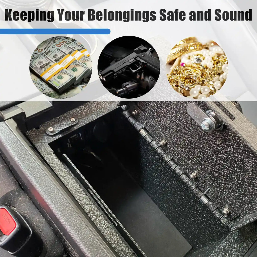 The use value of the 2014-2022 Toyota Tundra console electronic keypad lock gun safe