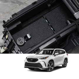 Toyota Highlander Center Console Safe  (4-Digit Combo Lock) : 2020-2025