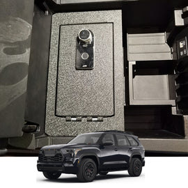 Toyota Tundra and Toyota Sequoia Center Console Safe (Fingerprint Lock with Key) : 2022-2026