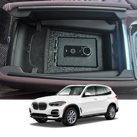 BMW X5/X6/X7 Center Console Safe (Fingerprint Lock with Key) : 2019-2025