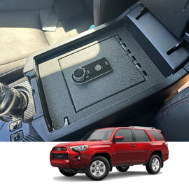 Toyota 4Runner Center Console Safe (Fingerprint Lock with Key) : 2010-2024