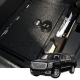 Chevy Suburban Chevy Tahoe/Silverado and GMC Yukon/Yukon XL/Sierra 1500/2500/3500 Center Console Safe (4-Digit Combo Lock) : 2014-2020