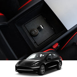 Tesla Model 3 2024-2025 Center Console Safe (4-Digit Combo Lock)