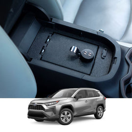 Toyota RAV4 Center Console Safe (4-Digit Combo Lock) : 2019-2025