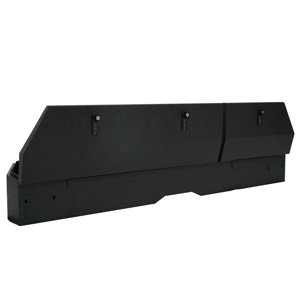 Chevrolet Silverado 1500 (4 door model) Underseat Console Safe (Fingerprint Lock with Key) : 2019-2026